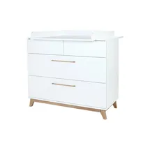 Wickelkommode Lina Lina , weiß , Maße (cm): B: 115 H: 194