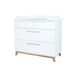 Wickelkommode Lina Lina , weiß , Maße (cm): B: 115 H: 194