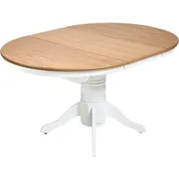 Beliani Ausziehbarer Esstisch AKRON Helle Esche 106/150 cm 106