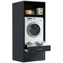 WIMEX Waschmaschinenunterschrank Multiraumkonzept Dekor Grau Graphit