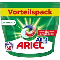 Ariel Allin1 PODS, Flüssigwaschmittel-Kapseln Universal+ 60 Waschladungen