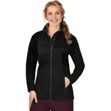 TRIGEMA Softshelljacke TRIGEMA "TRIGEMA Softshelljacke RV unisex", Damen, Gr. XXL, schwarz, Stoff, 88% Polyamid, 12% Elastan, lang, Jacken Softshelljacke