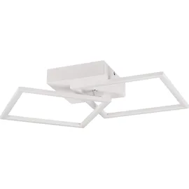 Trio Reality LED Deckenleuchte Trail Weiß matt 7 x 44,6 x 39,6 cm
