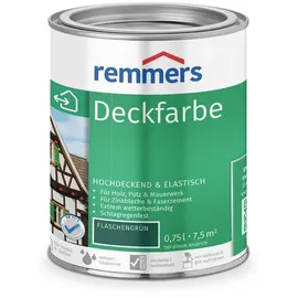 Remmers Deckfarbe 750 ml flaschengrün seidenmatt