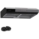 Klarstein Contempo 60 Deckenhaube 60 cm Schwarz