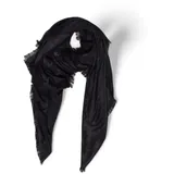 GUESS Eliette Logo Kefiah Scarf 135X135 Coal Logo