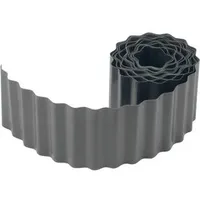 Meister Rasenkante WU9957120, anthrazit, flexibel, aus Kunststoff, 900 x 10 cm