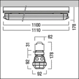 zumtobel Group LED-Feuchtraumleuchte AMP S 4600 #42948499