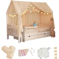 Home Deluxe Kinderbett Deko Set VELINDO Creme, - versch.