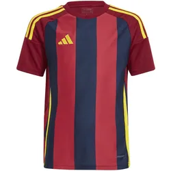 adidas Striped 24 Fußballtrikot Kinder IW2139 - team navy blue 2/team coll burgundy 2/team yellow 116