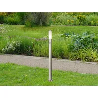 MeineWunschleuchte LED Pollerleuchte mit Bewegungsmelder, Edelstahl Wegbeleuchtung Garten, H