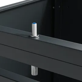 Westmann Mülltonnenbox Lacina 80 x 200 x 116 cm anthrazit