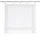 Heichkell Voile Schlaufen Raffrollo Gardine Ausbrenner Raffgardine ohne Bohren Ausbrenner Design >Baumast< Faltenrollo in Küche Rollos Vorhang mit seitlicher Schnüren Weiß HxB 140x100 cm
