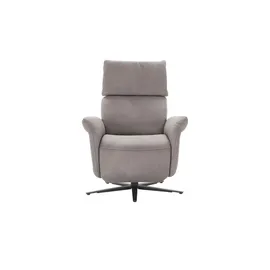 HIMOLLA Relaxsessel Leder 77 x 84 x 101 cm Grau