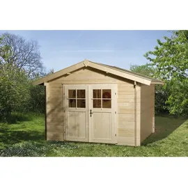 Weka Neustadt 1 3,00 x 3,00 m natur