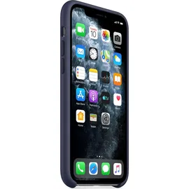 Apple iPhone 11 Pro Silikon Case mitternachtsblau