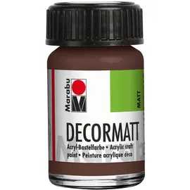Marabu Decormatt Acryl 15 ml mittelbraun