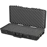 Wasserdichter Koffer MAX800  (L x B x H: 850 x 440 x 158 mm, Mit Noppenschaumstoffeinlage, Passend für: Waffen, Schwarz, Kunststoff)
