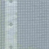 KLASEBO® Gitterplane für Gerüste 4,10 x 20 m 200 g/m2 Weiss/Transluzent