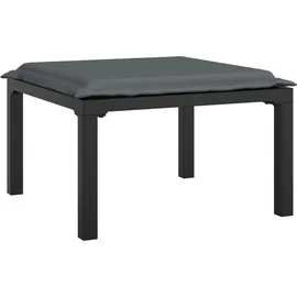 vidaXL Garten-Lounge-Set 4-tlg. schwarz/grau