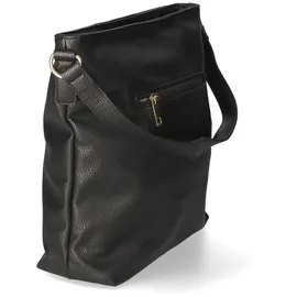 Rieker Damen H1514 Hobo Bag, Schwarz