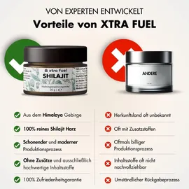 xtra fuel Shilajit Harz Original Himalaya Mumijo 30 g
