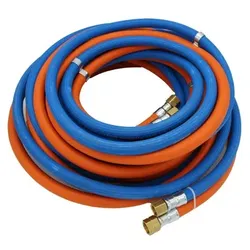Doppelschlauch-Set Sauerstoff/Propan inkl. Anschlüsse - 20m