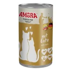 Amora Cat Fleisch Pur 400g 6 x 400g Ente