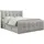 MKS Boxspringbett, PREMIUM 11 King 160/200 Hellgrau Struktur - H3,