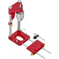 Multifunktionale Tischbohrmaschine Mit Tragbarer Bohrerhalterung Und Robustem Hochgeschwindigkeits-bohrerhalter – Rot – Crezuo