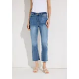 More & More Jeans, Fransensaum in light stone | Gr.: 38