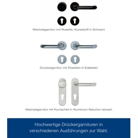 Hörmann ZK-Element Classic Plus rechts 100 x 200 cm verzinkt