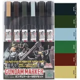 mr hobby - gunze Gundam Marker MSV Set 6 St. mehrfarbig
