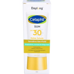 Daylong, Sonnencreme, Cetaphil sun Daylong 30 sensitive Gel-Fluid Gesicht, 30 ml Gel