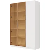 modfu Vitrine 110 x 35 x 165 cm Weiß
