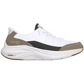 SKECHERS Contour Foam - Cozy Fit Herren Weiß/Grau 46
