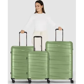 Redolz Essentials 10 Koffer-Set 3-tlg. grün/metallic