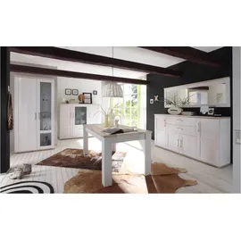 HBZ MEBLE Highboard 156 x 137 x 46 cm Weiß