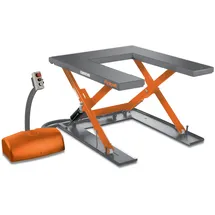 Unicraft Hubtisch Stahl 1 t grau