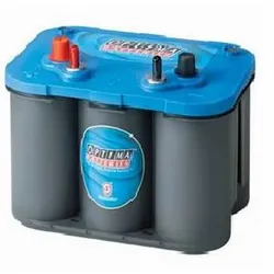 Optima Blue Top BT SLI - 4.2, 12V 50Ah, AGM Starterbatterie, Spiralcell Technolo...