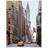 wall-art Poster »Chrysler Building New York«, Gebäude, (1 St.), Poster ohne Bilderrahmen, bunt