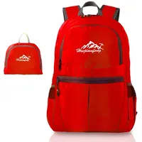 Intirilife Faltbarer Rucksack Ultraleicht in Rot - 36L Unisex