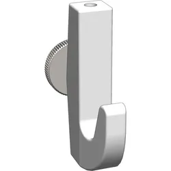 RONTEC Bilderschienen-Klemm-Bilderhaken 7 kg Aluminium vernickelt