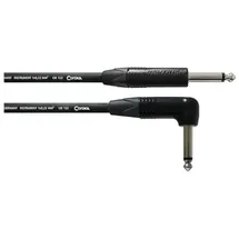 Cordial Kabel Gitarre jack recht/abgewinkelt 6 m Kabel INSTRUMENT Select Jack recht/abgewinkelt