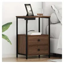 vidaXL Nachtschrank 2 pcs 40 x 31 x 60 cm Braun