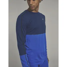 Ortovox 185 Rock'N'Wool Long Sleeve Herren Blau XL