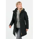 CAMEL ACTIVE Funktionsmantel mit Kapuze in Schwarz | Gr.: 36