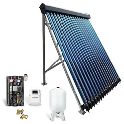 Solar-Paket Röhrenkollektor HP30 9,78 m2 für Flachdach