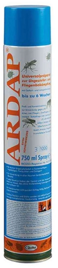 Ardap Insektenvernichtungsmittel Universal-Spray zur Ungeziefer- und Fliegenbekämpfung 750 ml