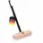 BawiTec Schrubber 22 cm mit Teleskopstiel Weiß
